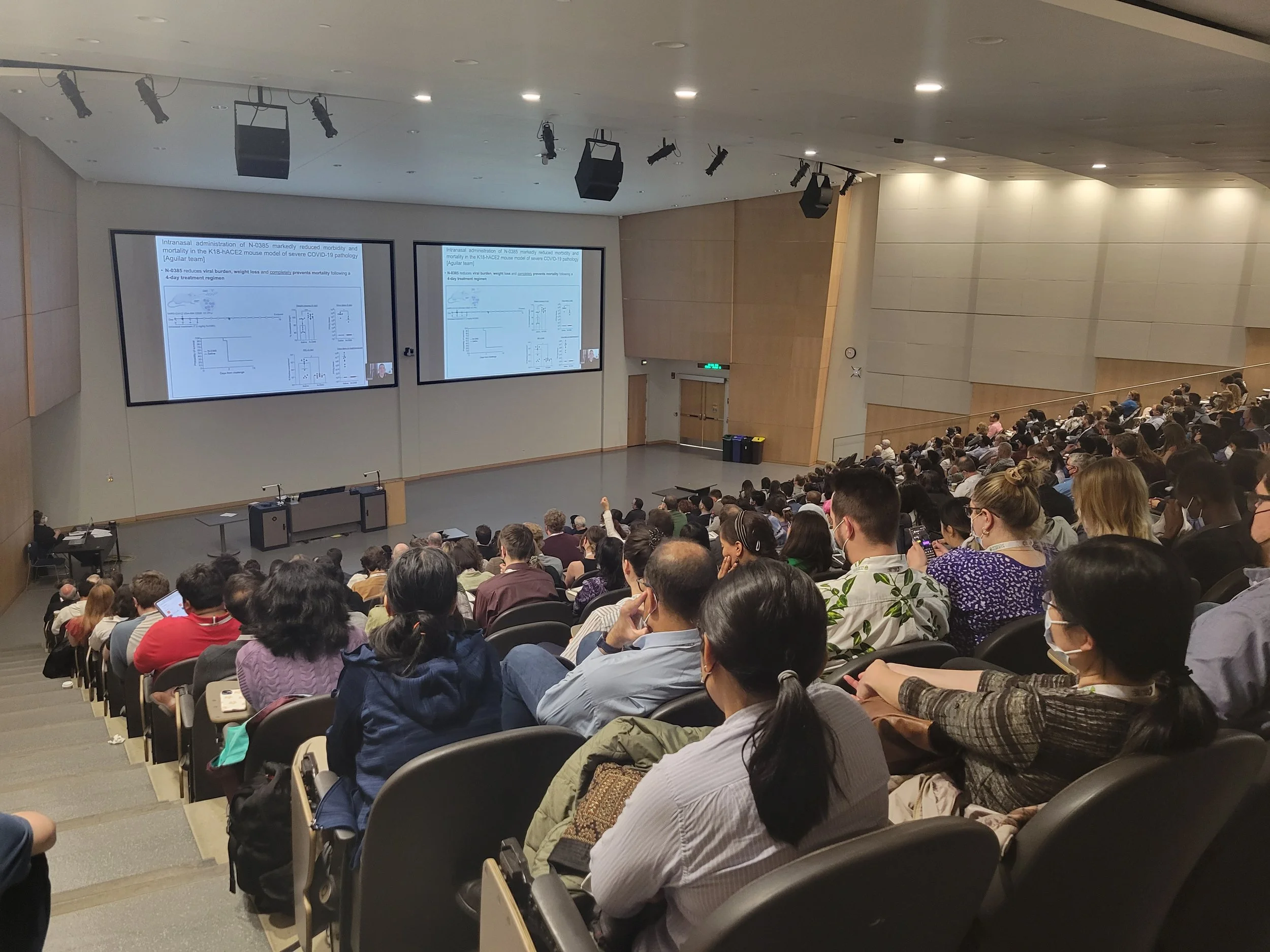 Scientific conference lecture hall